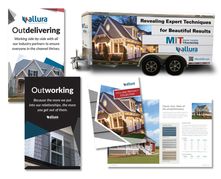 Concepting and design build out - trade show booth signage, brochures, trailer wraps, web site graphics, advertisements, and more